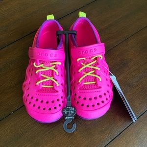 NEW! CROCS Swiftwater Play Shoes Girl Sz 13 $20